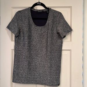 Scotch & Soda Gray silver sparkle T-shirt size Medium